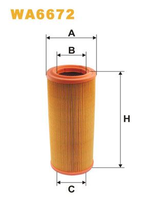 WIX FILTERS Воздушный фильтр WA6672